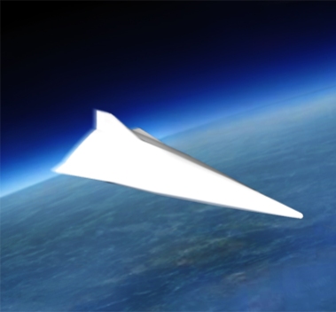 Artist's view of a Chinese hypersonic glider